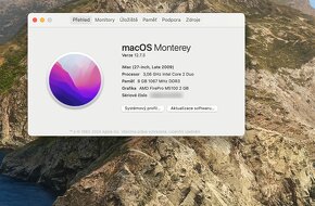 iMac 27” Late 2009, 8 GB RAM, 512 GB SSD, M5100, Monterey - 2