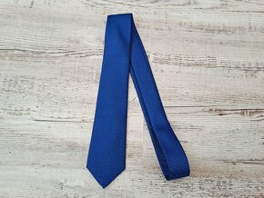 Pánská kravata modrá - 2