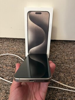 Apple iPhone 15 Pro Max 256gb Natural. Top stav, zaruka. - 2