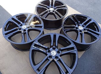 Alu disky černé na Volkswagen, 19", 5x112, ET 45, šířka 8J - 2