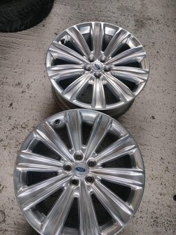 4ks alu disky orig Ford 5x108 R20 + snimače tlaku - 2