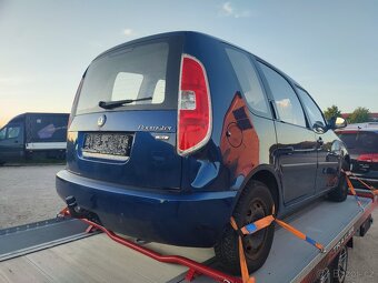 2009 Škoda Roomster 1.4i 16V vadný motor - 2