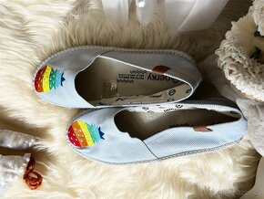 Plátěné espadrilky s ananasem - 2