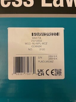 SEKAČKA MAKITA - DLM538Z - 2