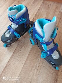 kolečkove inline brusle ZINC vel.32-34 - 2