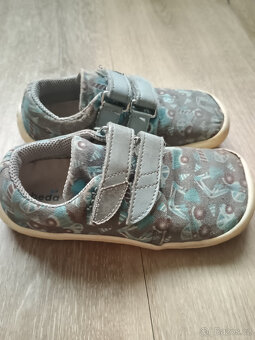 Barefoot dětské tenisky Beda - Trucks textilní šedé vel. 27 - 2