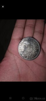 MINCE– CHILE 1 PESO, ROK 1881 - 2