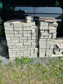 Zámková dlažba použitá 8cm, cca 9m2 - 2