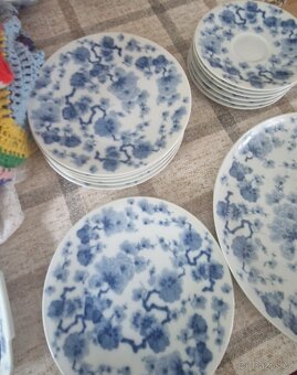 Heinrich Germany, pravý kobalt, porcelán servis - 2