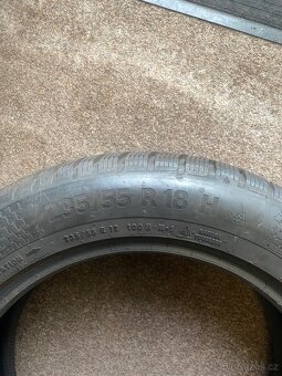 Zimní pneu Continental 235/55 R18 – sada 4 ks, výborný stav - 2