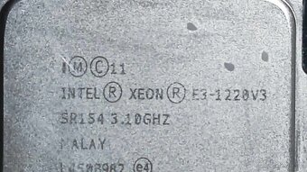 E3-1226V3 1225V3 1220V3 (socket 1150 ekvivalenty i5 Haswell) - 2