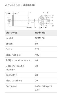 Hydromotor Danfoss OMM 50 - 2