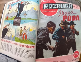 10 x vázaný starý časopis Rozruch 6. - 2