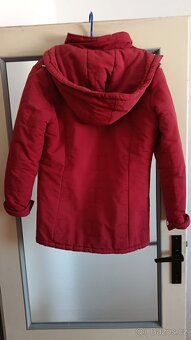 bunda zimní červená - 2