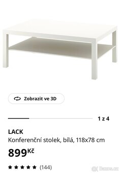 Konferenční stolek lack ikea - 2