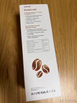 Přenosný kávovar portacaffé nový bílý - 2