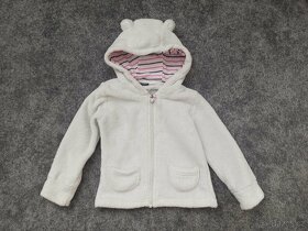 Bílá mikina vel. 86/92 - 2