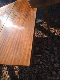 Masivní stůl stolek stolky viz foto chalupa - 2