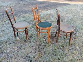 starožitné tři židle - 2