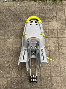 HAMAX Cyklosedačka Amaze Light grey/lime - 2