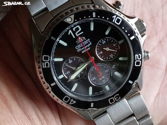Japan Orient Sports Solar RA-TX0202B10B,safír.Nové. - 2
