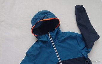 Chlapecká bunda, větrovka s kapucí, vel. 170, zn. Decathlon - 2
