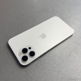 iPhone 12 Pro Max 128GB silver, pěkný stav, 12 měsíců záruka - 2