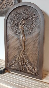 Drevený obraz 62×38cm,hrúbka 5cm buk - 2