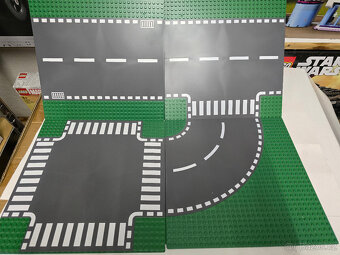 Eco City Lego barevné cesty / krizovatky / silnice / zatáčky - 2