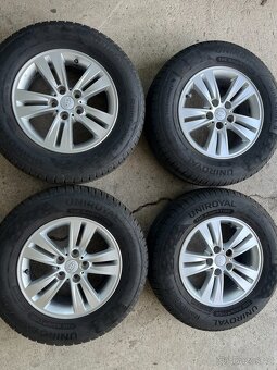 KIA SPORTAGE HYUNDAI ALU KOLA 6,5Jx16 PNEU 215/70R16 - 2