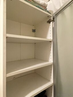 skříň IKEA PAX 50x35x201 dveře matné sklo/hliník - 2