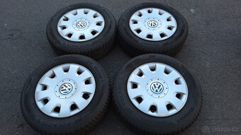 Téměř NEJETÁ zimní kola 15" 5x112 Caddy,Golf,Touran - 2