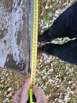 Stříška nad vchod/balkon z polykarbonátu - 2