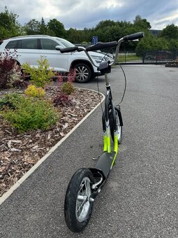 Koloběžka Yedoo City 16" / 12" - černo/zelená - 2