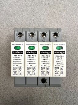 Svodič přepětí Schelinger 4P 8kA třída T1+T2 (B+C) - 2