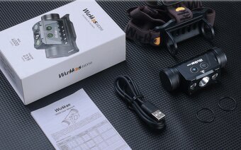 Čelovka Wurkkos HD50,LED,USB-C,4000L, 5000mAh PECKA - 2