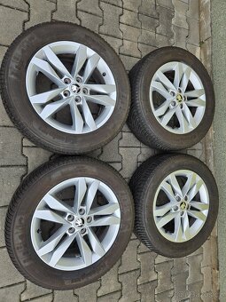 5x100 16 6J ET45 orig. Kamiq,Arona,T-cross vč. zim.pneu - 2
