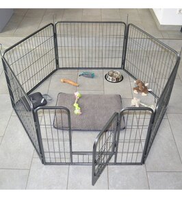 Výroba kovová ohrádka,klec,plot,pro psy,králíky, výška 80cm. - 2