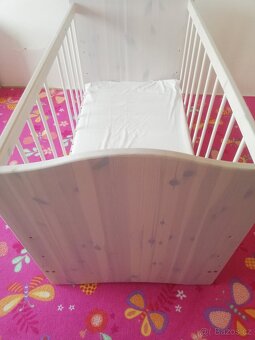 dřevěná postýlka 140x70 - 2