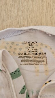 Lindex pyžamo na zip, vel. 68 - 2