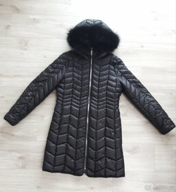 Luxusní bunda/kabátek s pravou kožešinou - vel.M - 2