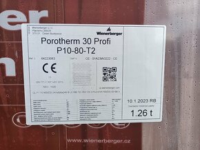 Broušené CIHLY Porotherm 30, profi Dryfix P10 - 2