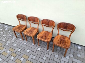 Luxusní prvorepublikové židle THONET po renovaci - 2