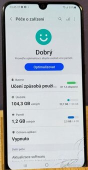 Samsung Galaxy A50 funkční lehce prasklý supr cena - 2