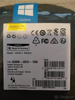 Sluchátka Jabra Evolve 40 MS - 2