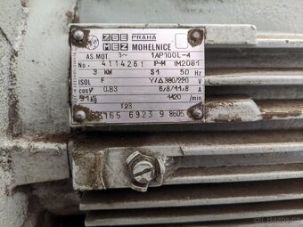 PŘÍRUBOVÝ ELEKTROMOTOR 3,0 kW, 1420 RPM - 2