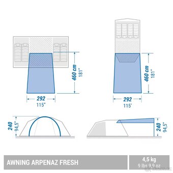 Koupím přístřešek Arpenaz Fresh - 2