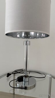 Stříbrná stolní lampa - 2