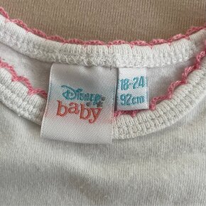 Dívčí body 2 kusy značky Disney baby vel. 92 - 2