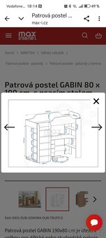 Patrová postel 190x80 - 2